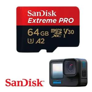 고프로 11 호환 액션캠 4K 영상 전용 마이크로 SD카드 64GB 카메라 핸드폰 스마트폰 휴대폰 액세서리 촬영