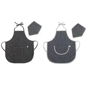 국내 데님앞치마 두건세트 택1 아동 미술 요리 놀이 어린이집앞치마 유치원앞치마 앞치마세트