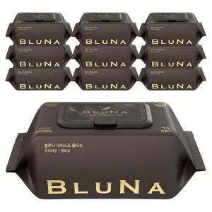 블루나 더퍼스트 프리미엄 엠보싱 물티슈 캡형