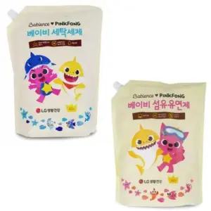 유아 아기 세탁 세제 섬유 유연제 리필형 2.2L 세탁세제 아기세제 아기세탁세제 주방세제 액체세제