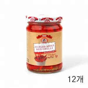 레드칠리피클 227g X 12개 태국고추 식당 고추피클 음식점 매운고추 업소용피클