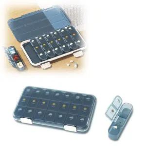 휴대용 일일 일주일 알약통 영양제 소분 보관 케이스 약통케이스 휴대용약통 약보관함 알약케이스