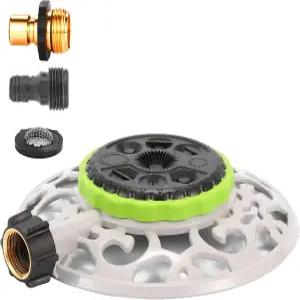 산페인팅 터렛 패턴 스프링클러 작은 마당 잔디밭 정원 또는 이상한 모양의 구역에 물을 주기 위한 금속