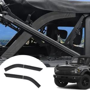 Xomzema 4PCS D 필러 롤 바 보호 커버 전체 패딩 가드 페인트 긁힘 방지 케이지 트림 - 포드 브롱코