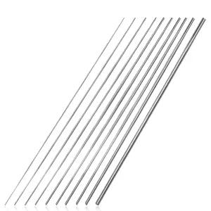 BBYPP 156pcs 40cm 길이의 스트레이트 스테인리스 스틸 스프링 와이어 모음 키트 13개의 다양한 풀 하드