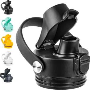 예티 램블러 12/18/26/36/64온스 물병용 디우메포 오토 스파우트 뚜껑 유연한 손잡이가 있는 병 처그 캡