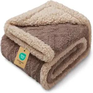 루시피아 방수 반려동물 담요 소파 침대 소파용 액체 소변 방지 반려견 소형 중형 대형견 고양이용