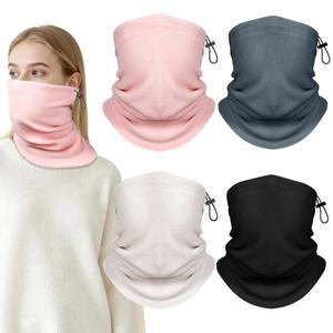 젤볼린 겨울 넥 워머 게이터: 추운 날씨 스포츠와 직장을 위한 4팩 방풍 페이스 스키 마스크 플리스 커버 스카프