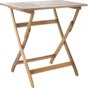 크리스토퍼 나이트 홈 포지타노 야외 아카시아 나무 접이식 식탁 천연 얼룩