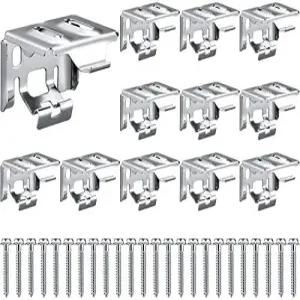 창문 블라인드용 Jetec 6피스 미니 블라인드 브래킷 나사(1.5 x 2 인치)