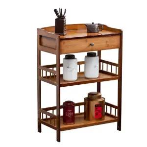 원목 이동식 선반 서빙카트 엔틱 수납함 웨건