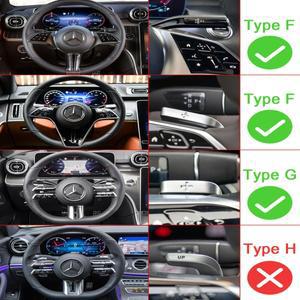 호환 메르세데스 벤츠 2022 C E 클래스 W206 W223 C180 C220d 지형 AMG 라인 자동차 스티어링 휠 핸들 DSG