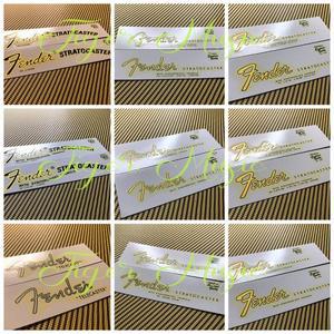 2PCS 빈티지 DIY ST 일렉트릭 기타 로고 데칼 워터 슬라이드 전송 목 헤드 스톡 스티커