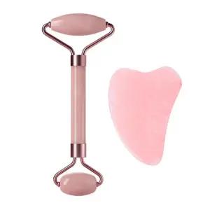 얼굴맛사지기 천연옥 림프순환 얼굴 괄사도구 괄사 롤러도구세트 괄사마사지