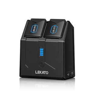 LEKATO 5.8GHz 무선 기타 시스템 충전식 송신기 수신기 JW-06 오디오