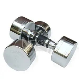 홈트 헬스 크롬 웨이트기구 아령 세트 무쇠 덤벨 1P 15kg [f7E2705]