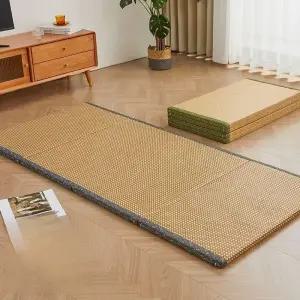 찜질방 다다미 매트 돗자리 러그 대나무 사우나 바닥재 멍석 왕골 수면 방석
