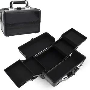 하이스키 대형 메이크업 트레인 케이스 화장품 정리함 박스 휴대용 아티스트 여행 칸막이 잠금식 하드 네일