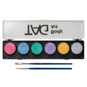 태그 페이스 앤 바디 페인트 - 펄 팔레트 6 x 10g