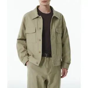 무신사스탠다드 백 사틴 오피서 재킷 베이지 1642657