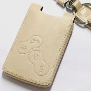 차량용품 삼성 뉴SM3 4버튼용 외 소가죽 스마트키케이스 홀더