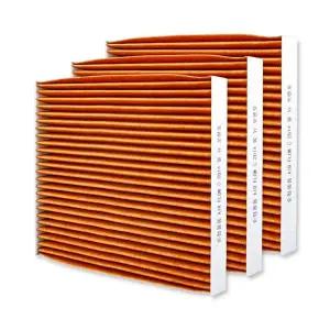 더뉴 팰리세이드 LX2 -24년 에어컨필터 활성탄 YC08-1 3개 SET [냄새흡착/초미세먼지필터]