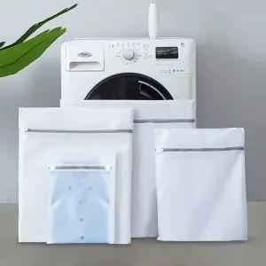 원피스 긴바지 세탁용 세탁망 40x50 지퍼형 세탁기 빨래망 사각망