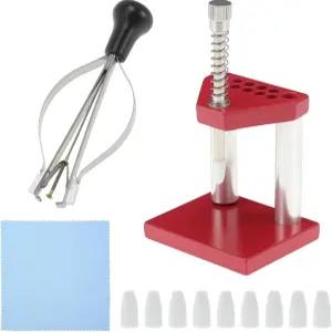 VOCOSTE 시계 손 수리 도구 키트 제거 및 누름 기능이 있는 설정 제조업체 프레스토스 프레스기 터 풀러