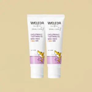 독일제 약 불소 키즈 치약 60x2 충치예방 12개월이상 아기 영유아 어린이집 유치원용