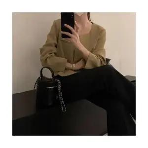 헐크 여성 여친 정장 자켓 가을 슬림핏 빈티지 넥 세련된 포켓 캐주얼 긴팔 솔리드 코트 KKE3