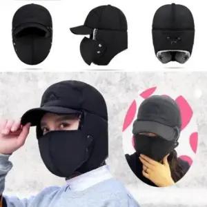 캡모자 귀달이 스포츠 야외작업 아웃도어 마스크 겨울 방한모자 융털모자 귀달이모자 마스크모자 남여공용