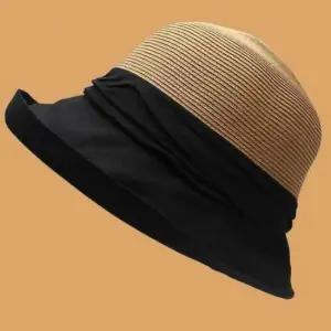 준캡 봄 여름 가을 린넨넓은챙 시원한 밀짚모자 해변모자 여성 여자 모자 버킷햇