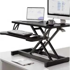 리프트업 컴퓨터 받침대 거치대 높이조절 전기 스탠드 테이블 책상 노트북