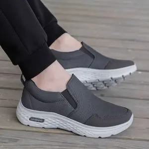 쿠션 운동화 슬립온 스니커즈 매쉬 남성 감있는 가벼운 2컬러 [fDAB61D]