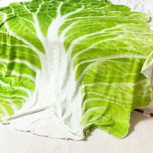 배춧잎담요 블랭킷 음식담요 특이한선물 쇼파