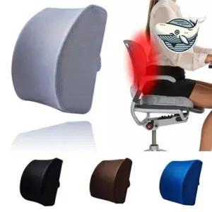 자동차등받이 메모리폼 허리 지지 쿠션 사무실 필수 의자