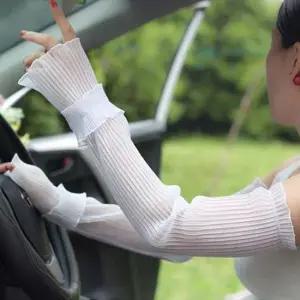 작업용토시 여성 레이스 팔토시 햇빛차단 여름 운전 장갑 쿨토시