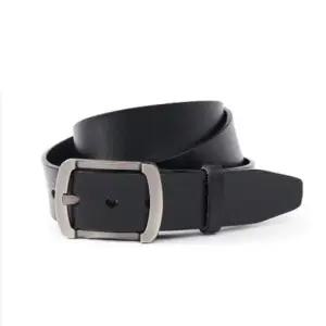 [패션] 남자 소가죽 허리띠 블랙 아버지 무광 워크맨 클래식