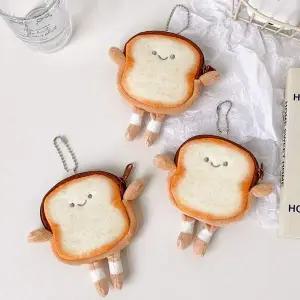 (쓰러담아) 식빵 키링 미니파우치 동전지갑 카드지갑 미니지갑