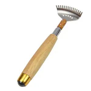 호환  스테인리스 스틸 확장형 등긁개 마사지 볼 다기능 등긁개 도구 피트니스 해머