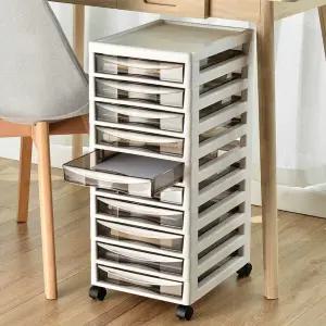 트롤리 네일아트 파츠 캐비닛 네일샵 도르래 도구함 재료