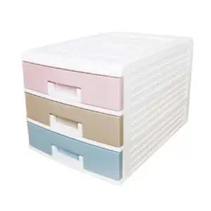 미니정리함 서랍함 3단 중 칸막이수납함 책상서랍정리 책상수납정 사무실책상정리함