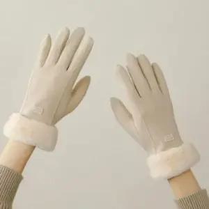 스마트폰터치장갑 여성 스마트폰 터치 방한 장갑 캠핑 스키 기모