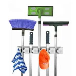 [생활] 이지홀더 청소도구걸이 5구 우산 막대홀더 대걸 다용도걸이 밀