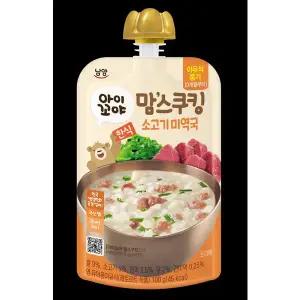 맘스쿠킹소고기미역국스파우트100g