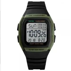 bns 알람 5개 학생 군인 방수 전자 심플 가벼운 손목 시계 멀티 디스플레이 손목시계