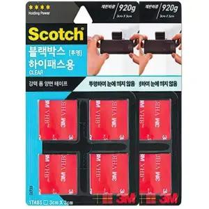 3M 토드 하이패스 블랙박스 초강력 접착제 테이프 단말기 투명 하이패스 양면테이프