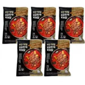 금강만두 혼밥밀키트 육개장 630g x 5봉 캠핑요리 부산사직동육개장 즉석요리