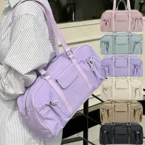 가벼운 나일론 크로스백 수납공간 보스턴 숄더백 보스턴백 여행가방 큰가방 짐가방