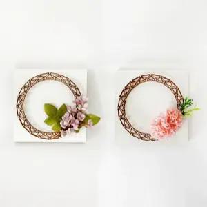 스트링아트 꽃리스 행사 만들기 1인 세트 카네이션 어버이날